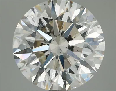 3.02ct J SI2 Excellent Cut Round Diamond