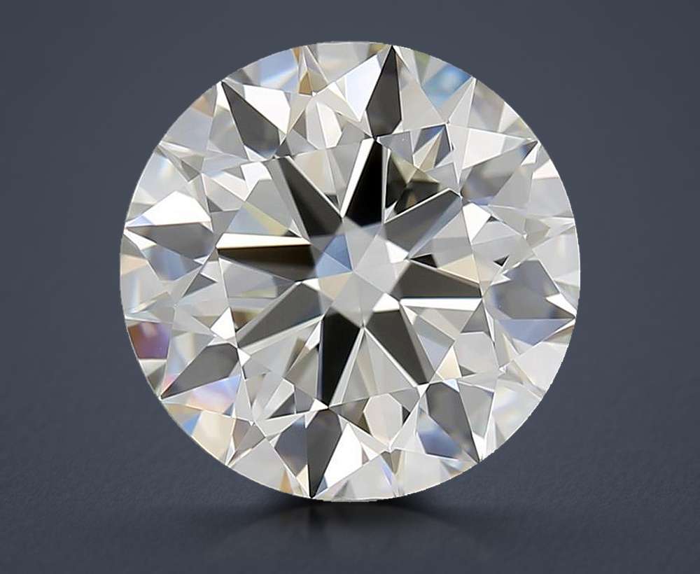 4.00ct K VVS1 Rare Carat Ideal Cut Round Diamond