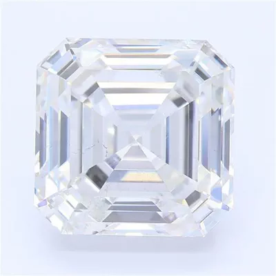 4.03ct F VS2 Rare Carat Ideal Cut Asscher Lab Grown Diamond
