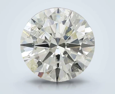 10.02ct J SI2 Rare Carat Ideal Cut Round Diamond