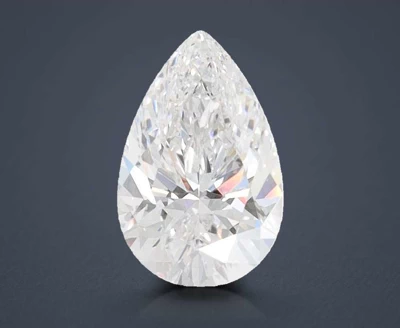 1.05ct E IF Rare Carat Ideal Cut Pear Lab Grown Diamond