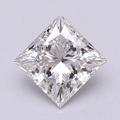 1.02ct E VS1 Rare Carat Ideal Cut Princess Lab Grown Diamond