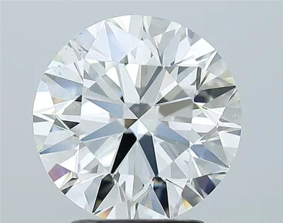 2.70ct H SI1 Rare Carat Ideal Cut Round Diamond