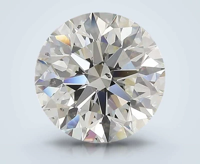 3.30ct K SI1 Excellent Cut Round Diamond