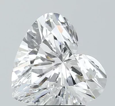 2.52ct D VVS2 Rare Carat Ideal Cut Heart Lab Grown Diamond