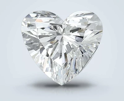 2.52ct D VVS2 Rare Carat Ideal Cut Heart Lab Grown Diamond