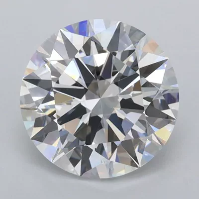 2.01ct D FL Rare Carat Ideal Cut Round Lab Grown Diamond