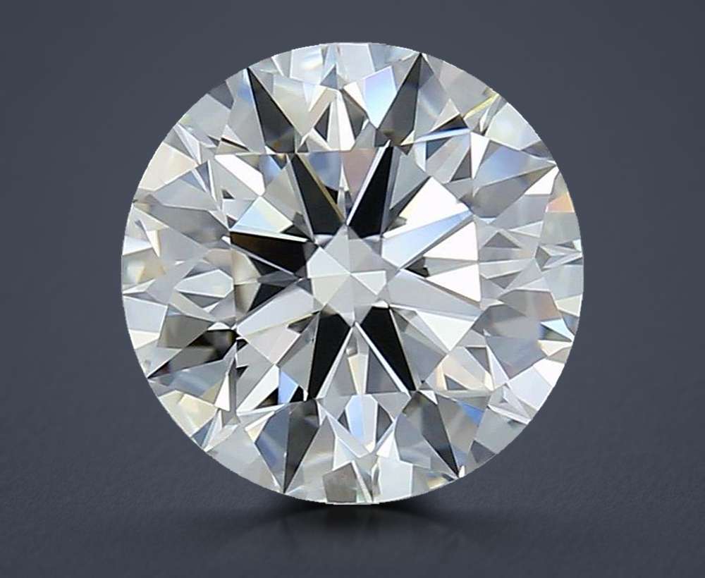 3.10ct E VVS1 Rare Carat Ideal Cut Round Diamond