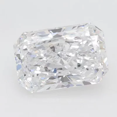 1.38ct D VVS1 Rare Carat Ideal Cut Radiant Lab Grown Diamond