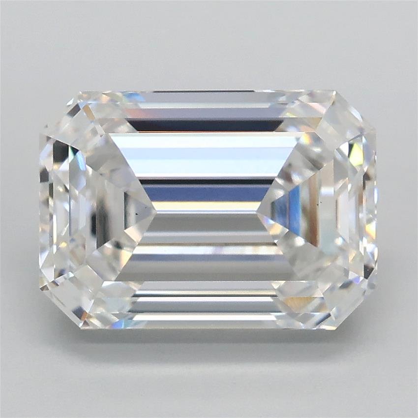 3.08ct E VS1 Rare Carat Ideal Cut Emerald Lab Grown Diamond