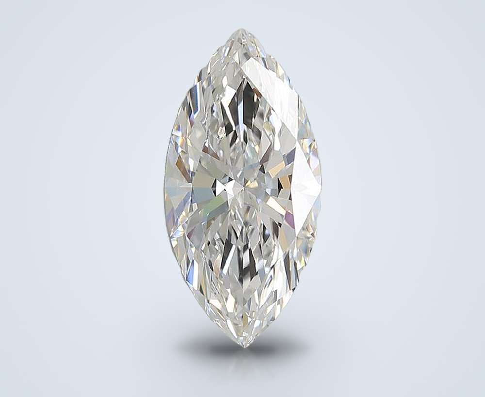4.08ct E VVS2 Rare Carat Ideal Cut Marquise Lab Grown Diamond