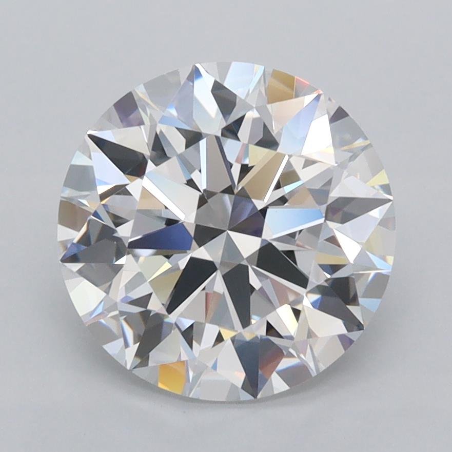 2.68ct D VVS1 Rare Carat Ideal Cut Round Lab Grown Diamond