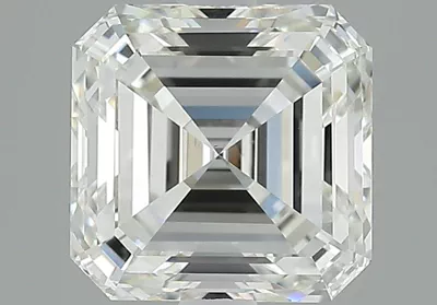3.00ct J VS2 Very Good Cut Asscher Diamond