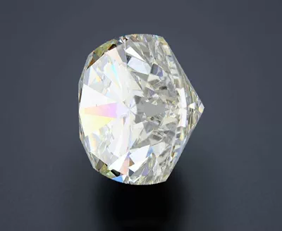 5.01ct K SI2 Rare Carat Ideal Cut Round Diamond