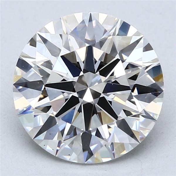 4.04ct F VS1 Rare Carat Ideal Cut Round Lab Grown Diamond
