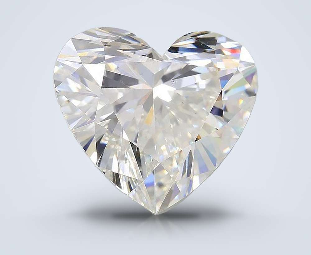 10.06ct F VS1 Rare Carat Ideal Cut Heart Lab Grown Diamond