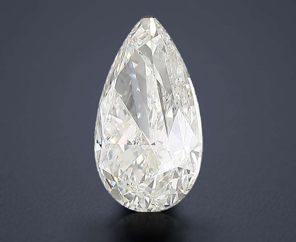 1.71ct I SI2 Rare Carat Ideal Cut Pear Diamond