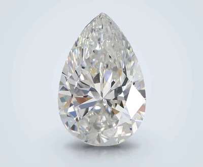 3.02ct E VS2 Rare Carat Ideal Cut Pear Lab Grown Diamond