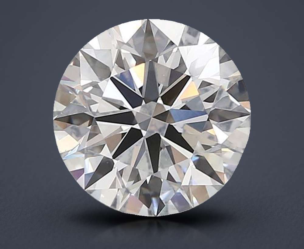 3.03ct F VS1 Rare Carat Ideal Cut Round Lab Grown Diamond