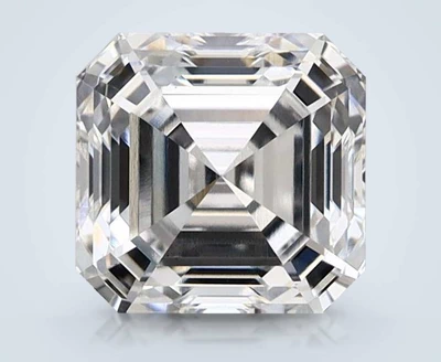 2.54ct E VS1 Rare Carat Ideal Cut Asscher Lab Grown Diamond