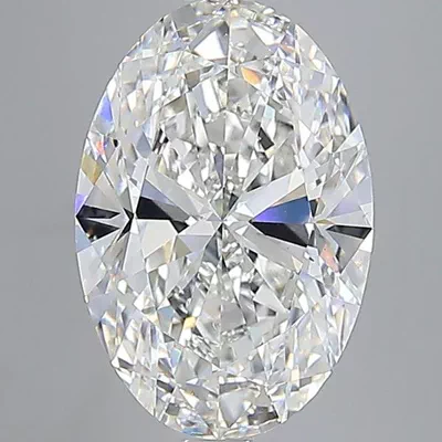 10.54ct F VS2 Rare Carat Ideal Cut Oval Lab Grown Diamond