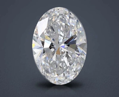 0.92ct D VS2 Rare Carat Ideal Cut Oval Lab Grown Diamond