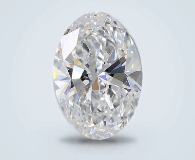 0.92ct D VS2 Rare Carat Ideal Cut Oval Lab Grown Diamond