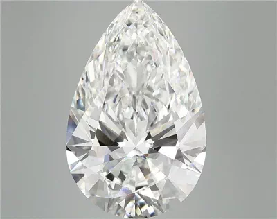 11.26ct F VVS2 Rare Carat Ideal Cut Pear Lab Grown Diamond