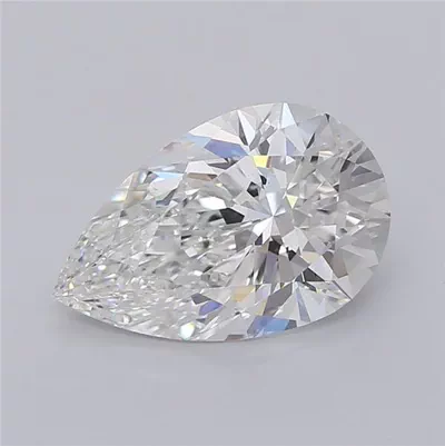 3.01ct E VS1 Rare Carat Ideal Cut Pear Lab Grown Diamond