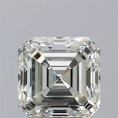 3.01ct J VVS2 Rare Carat Ideal Cut Asscher Diamond