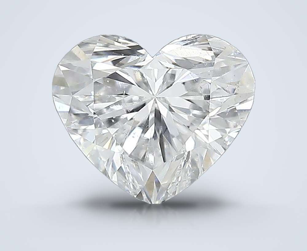 1.03ct D SI2 Rare Carat Ideal Cut Heart Diamond