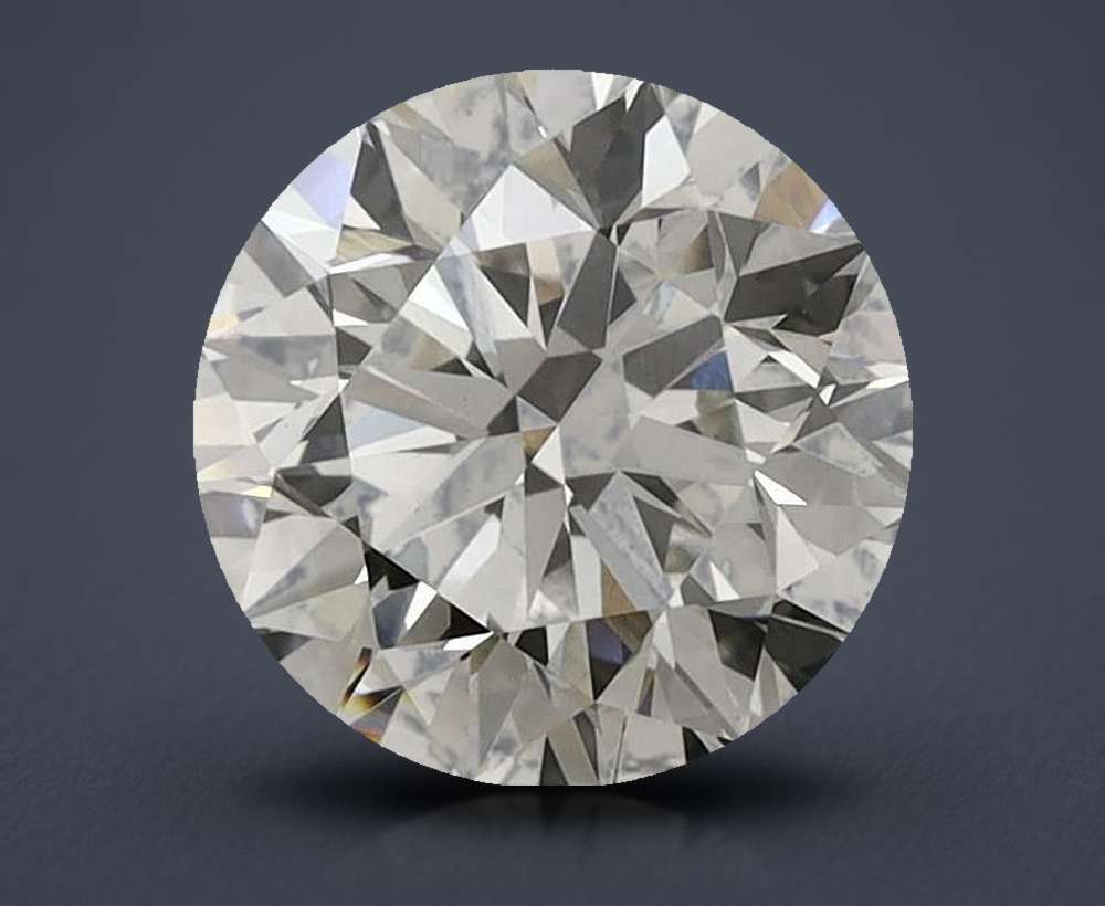 3.04ct I VS1 Very Good Cut Round Lab Grown Diamond