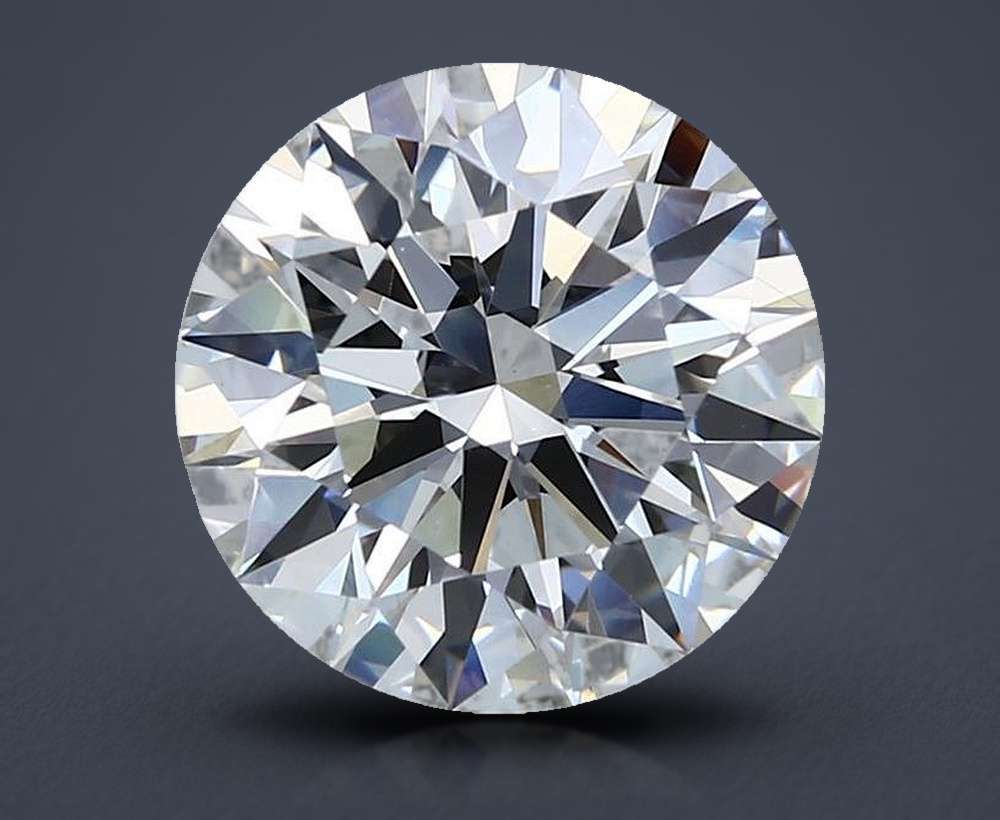 4.57ct F VS1 Rare Carat Ideal Cut Round Lab Grown Diamond