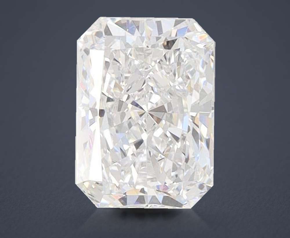1.08ct D VVS2 Rare Carat Ideal Cut Radiant Lab Grown Diamond