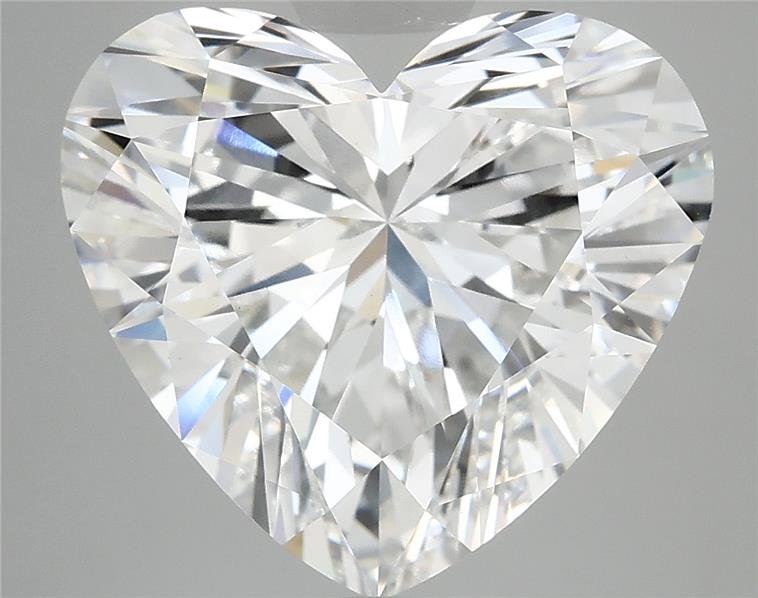 6.59ct E VVS2 Rare Carat Ideal Cut Heart Lab Grown Diamond