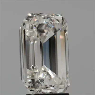 5.03ct I VS2 Rare Carat Ideal Cut Emerald Diamond