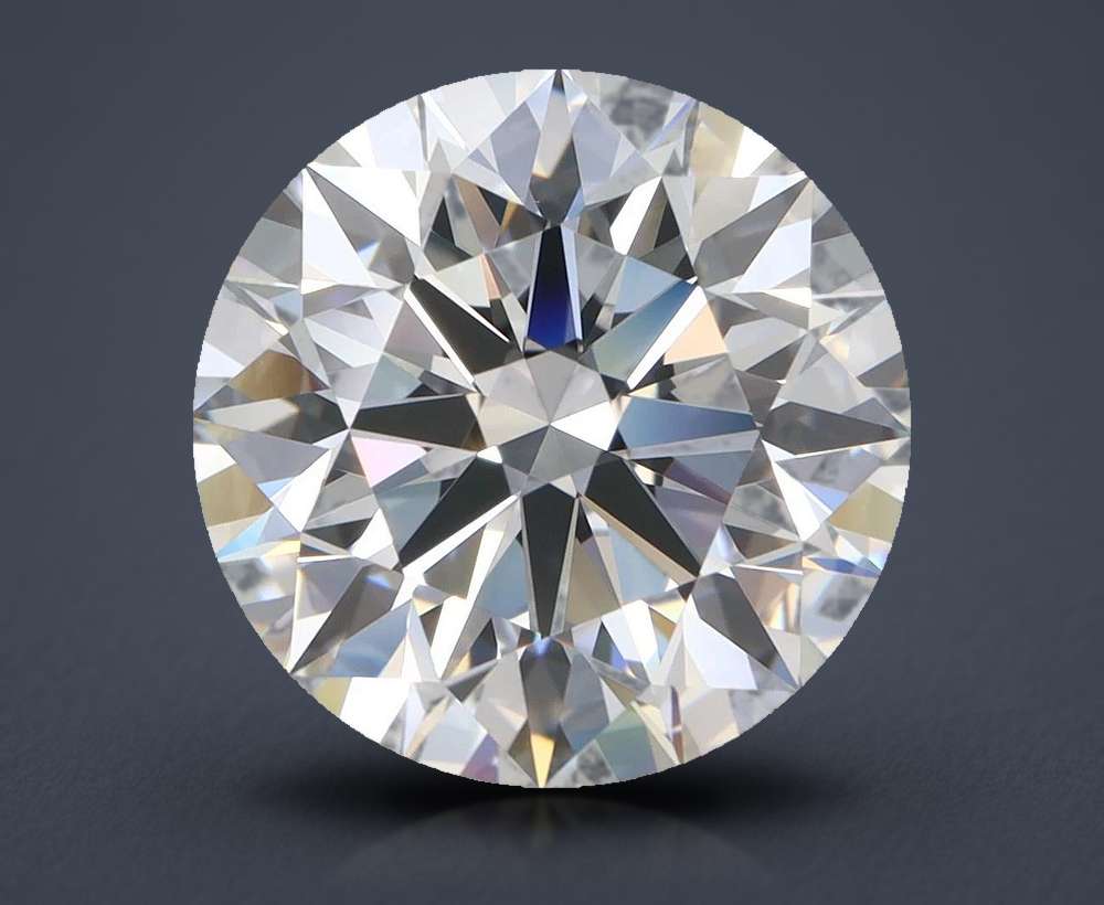 3.75ct E VVS1 Rare Carat Ideal Cut Round Lab Grown Diamond