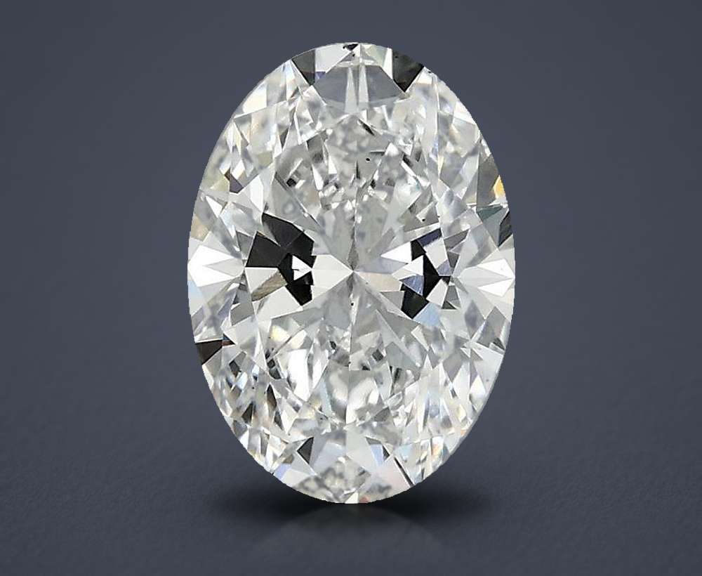1.60ct D VS2 Rare Carat Ideal Cut Oval Lab Grown Diamond