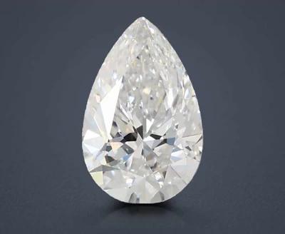 0.79ct D VVS1 Rare Carat Ideal Cut Pear Lab Grown Diamond