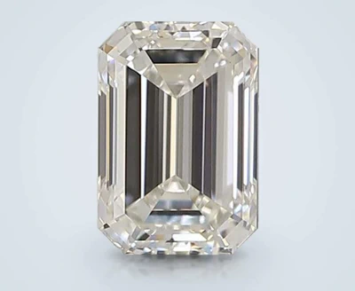 1.55ct F VS1 Rare Carat Ideal Cut Emerald Lab Grown Diamond