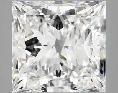 8.05ct E VVS2 Rare Carat Ideal Cut Princess Lab Grown Diamond