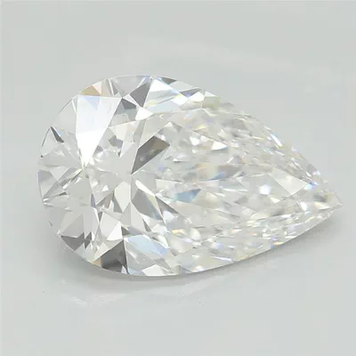 1.59ct D VS1 Rare Carat Ideal Cut Pear Lab Grown Diamond