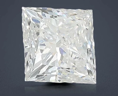 1.68ct F VVS2 Rare Carat Ideal Cut Princess Lab Grown Diamond