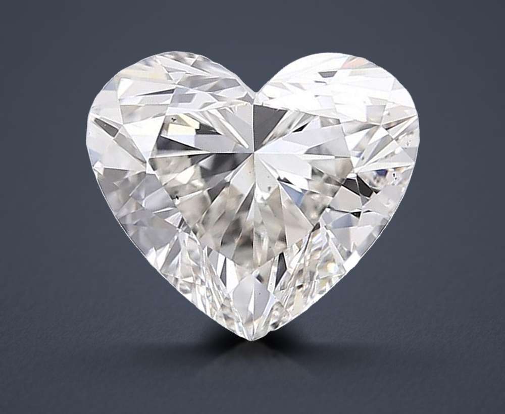 4.12ct H VS2 Rare Carat Ideal Cut Heart Lab Grown Diamond