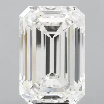 15.10ct G VVS2 Rare Carat Ideal Cut Emerald Lab Grown Diamond