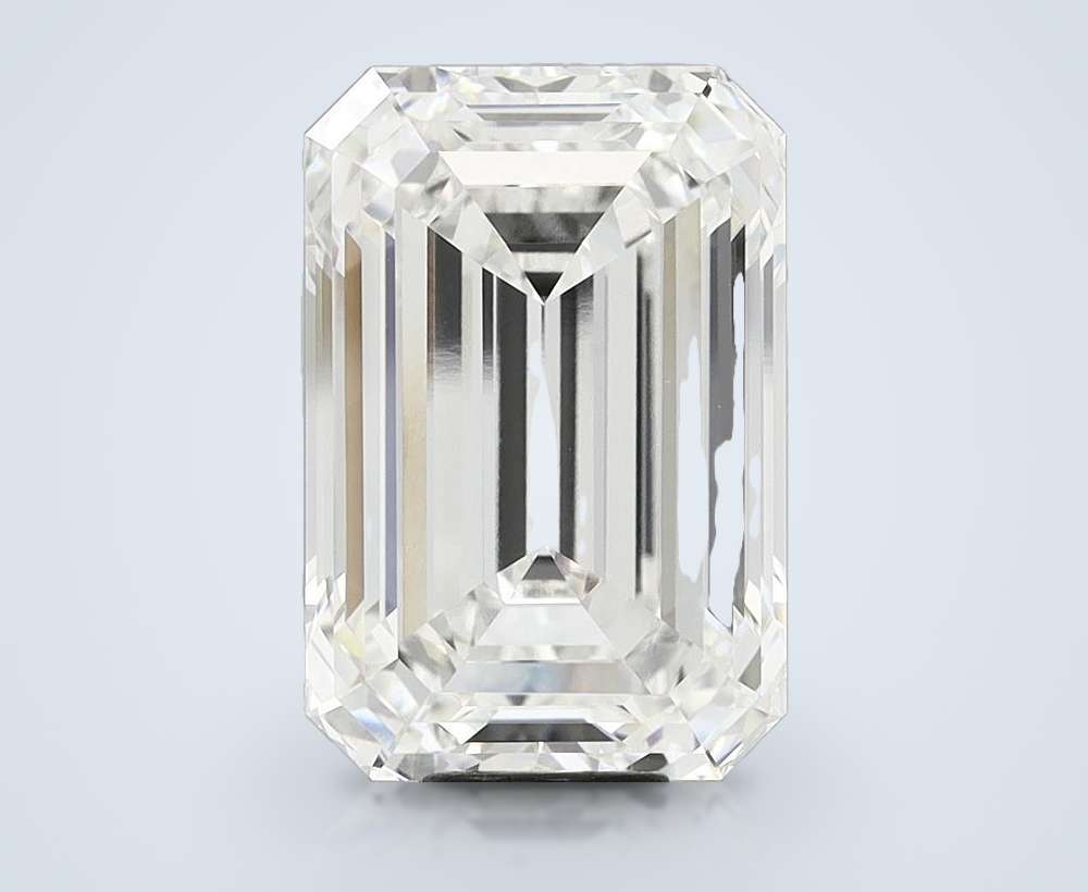 15.10ct G VVS2 Rare Carat Ideal Cut Emerald Lab Grown Diamond