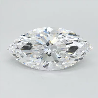 2.43ct D FL Rare Carat Ideal Cut Marquise Lab Grown Diamond