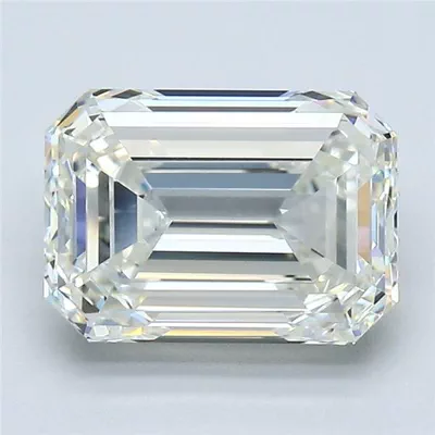 3.01ct K IF Rare Carat Ideal Cut Emerald Diamond