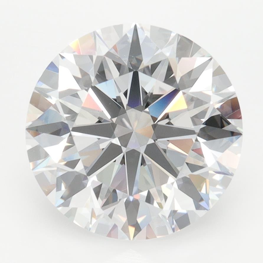 4.02ct D VVS2 Rare Carat Ideal Cut Round Lab Grown Diamond