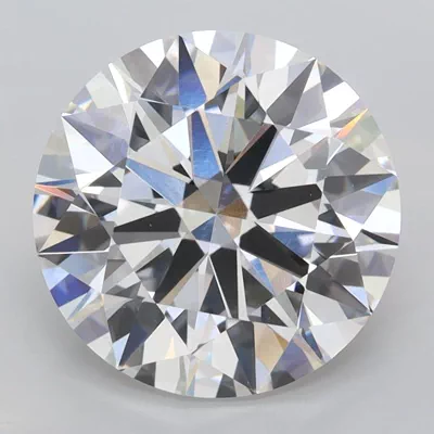4.02ct F VVS2 Rare Carat Ideal Cut Round Lab Grown Diamond